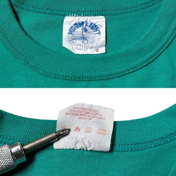 90s Vintage Hooked on Phonics Joke T-shirt Single Stitch Starlight Pacific. - Picture 5 of 6